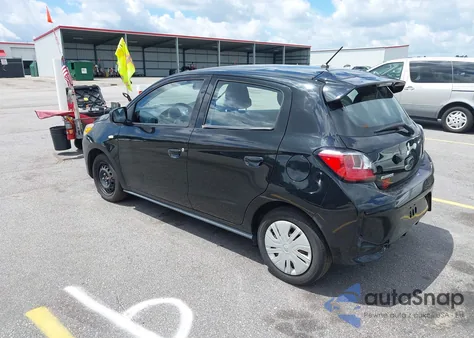 2021 Mitsubishi Mirage Carbonite Edition/Es/Le z USA, uszkodzony, nr VIN ML32AUHJ5MH010236
